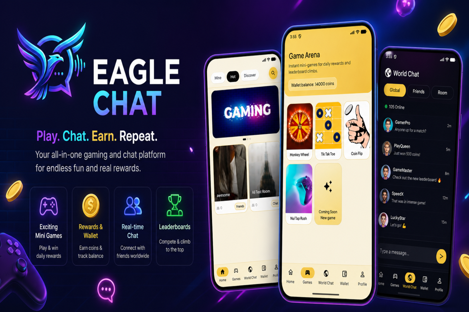 Gaming Arcade Platform - Play & Earn